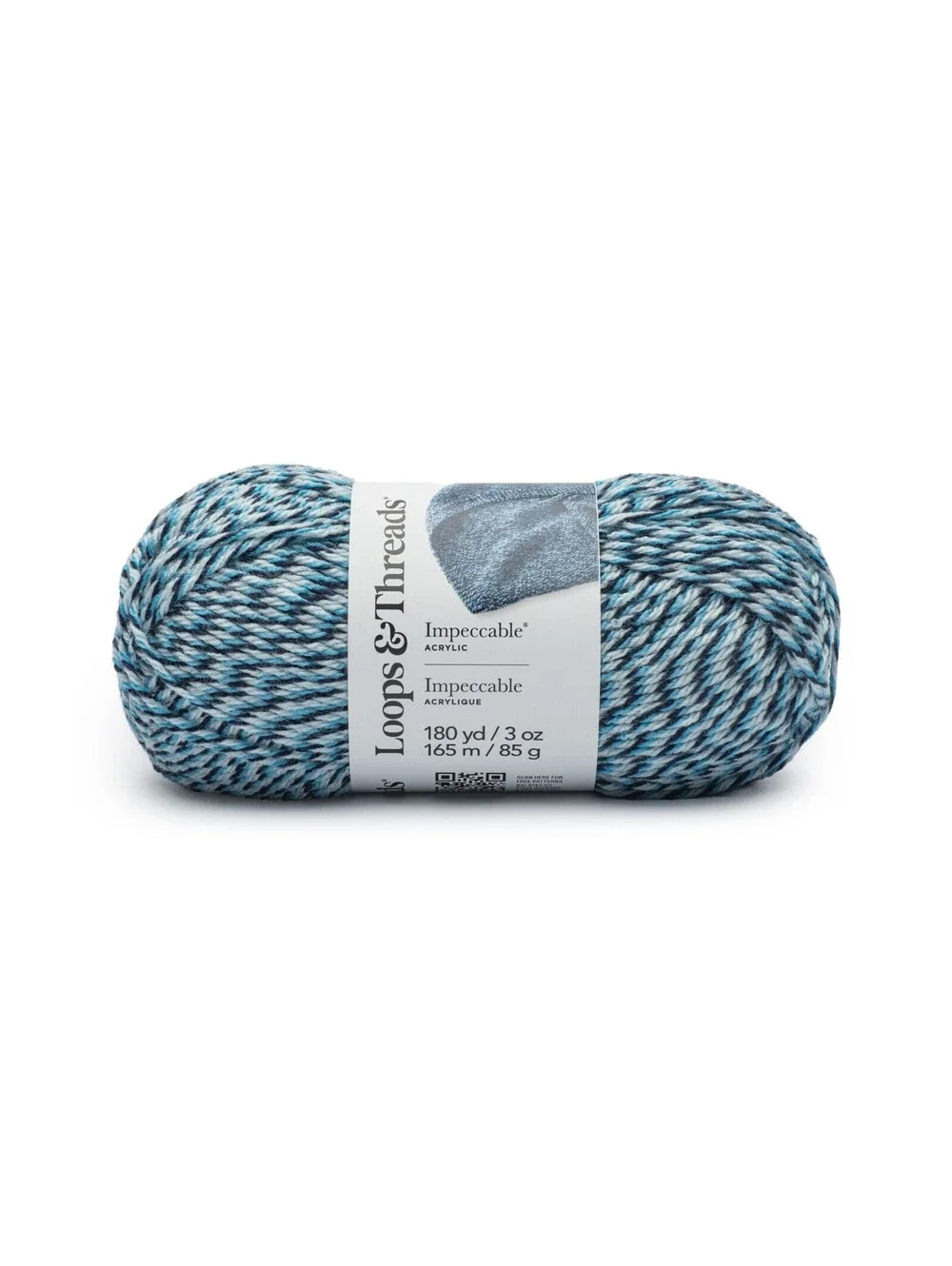 NWT + DISCONTINUED - 2 Loops & Threads Impeccable Yarn - Denim Mouline